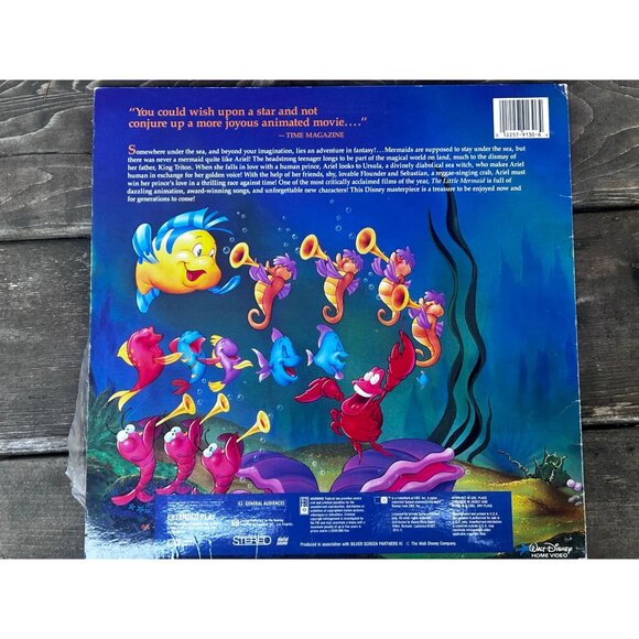 The Little Mermaid Walt Disney Classic DVD Animation Ariel Limited Edition - Picture 3 of 4